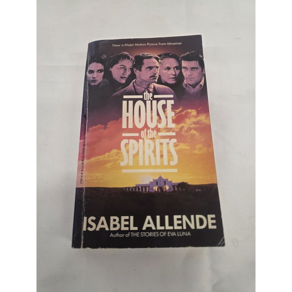 Isabel Allende House of the Spirits 1993 Bantam Movie Tie-In Paperback 15th